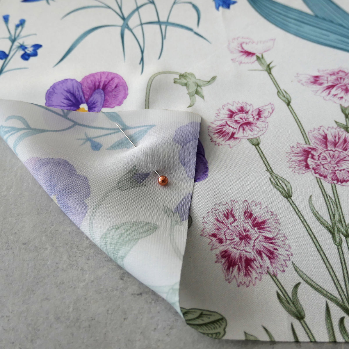 Square Silk Scarf, Summer Neck Scarf, Bandana, Art Scarf, Hair Scarf, Cancer Gift, Strength